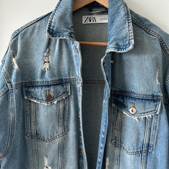 Oversized Zara jean jacket - Picture 2 of 7